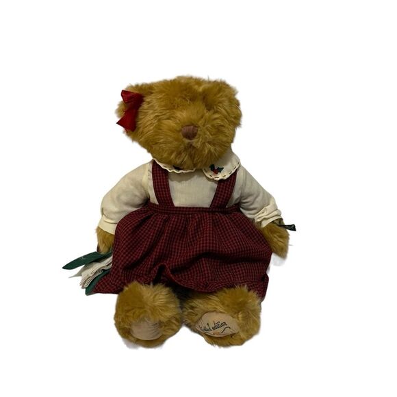 Barnes and Noble Teddy Bear Plush 12" Stuffed Countess Bradford Russ Berrie & Co - Picture 1 of 14